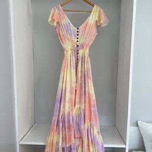 Tiara Hawaii Tie-Dye Maxi Dress
